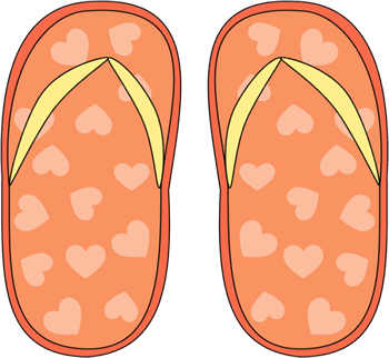 Orange_Heart_Flip_Flops